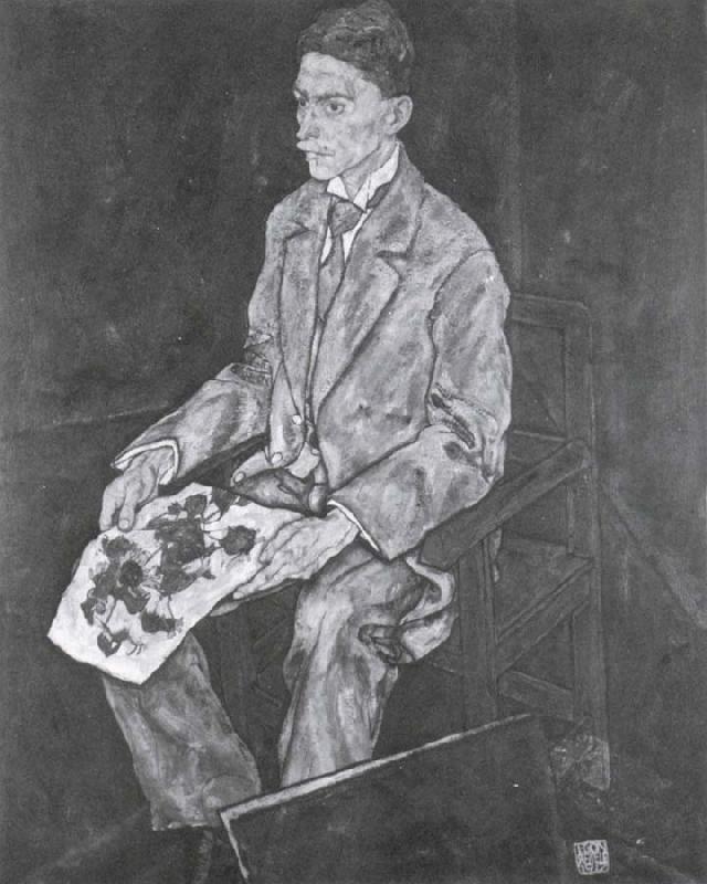 Egon Schiele Portrait of Dr.Franz Martin Haberditzl oil painting image